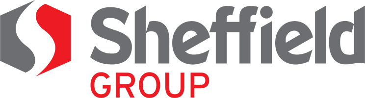 Logo of Sheffield Group, a company that uses warehouse optimisation.